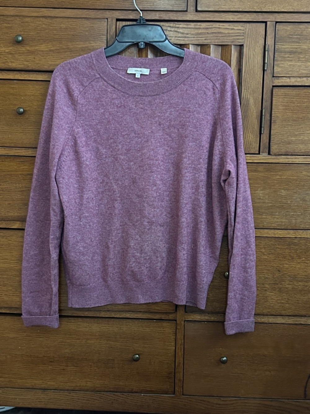 Vince Scoopneck Sweater in Mauve